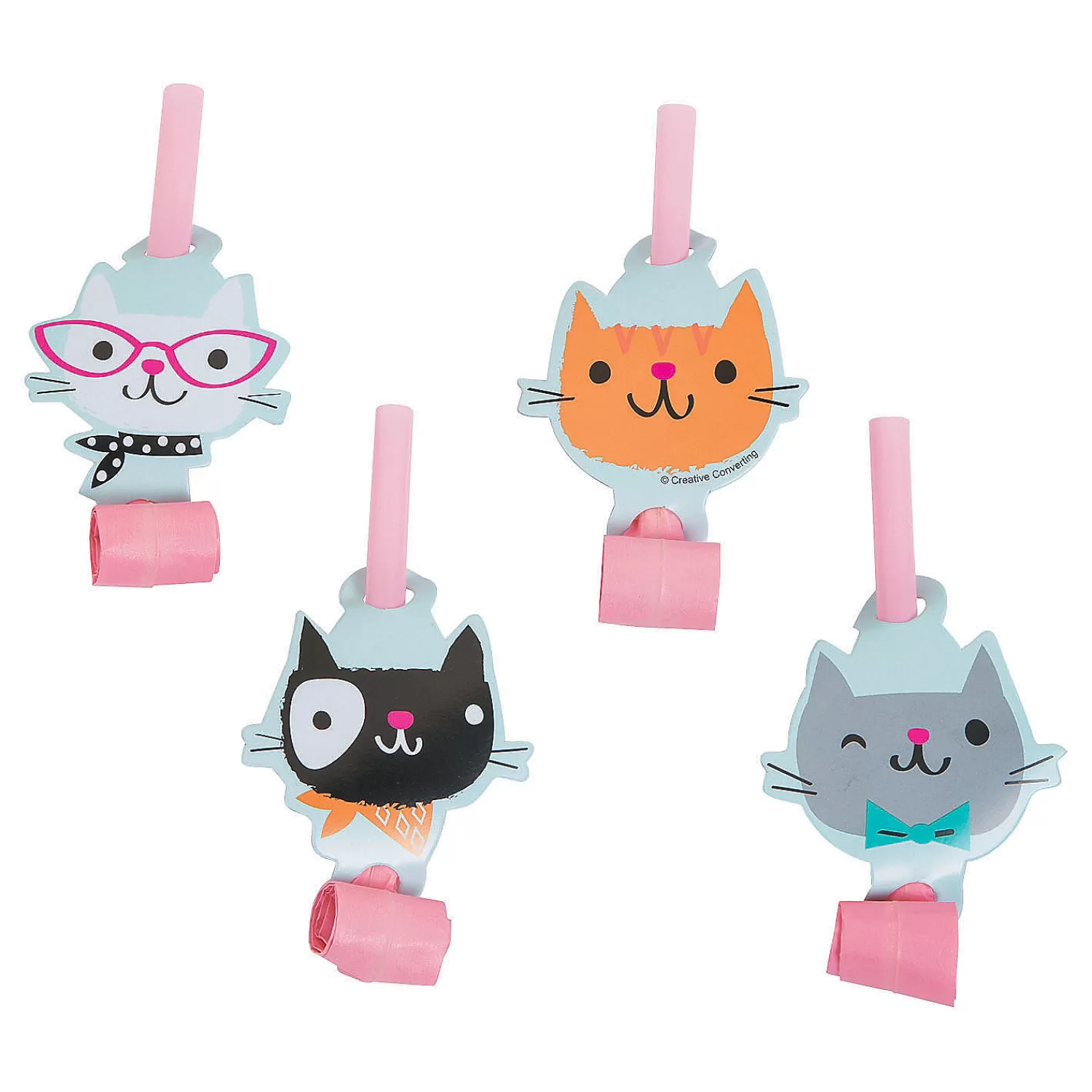 Oriental Trading Noisemakers*Purr-Fect Party Blowouts - 8 Pc.