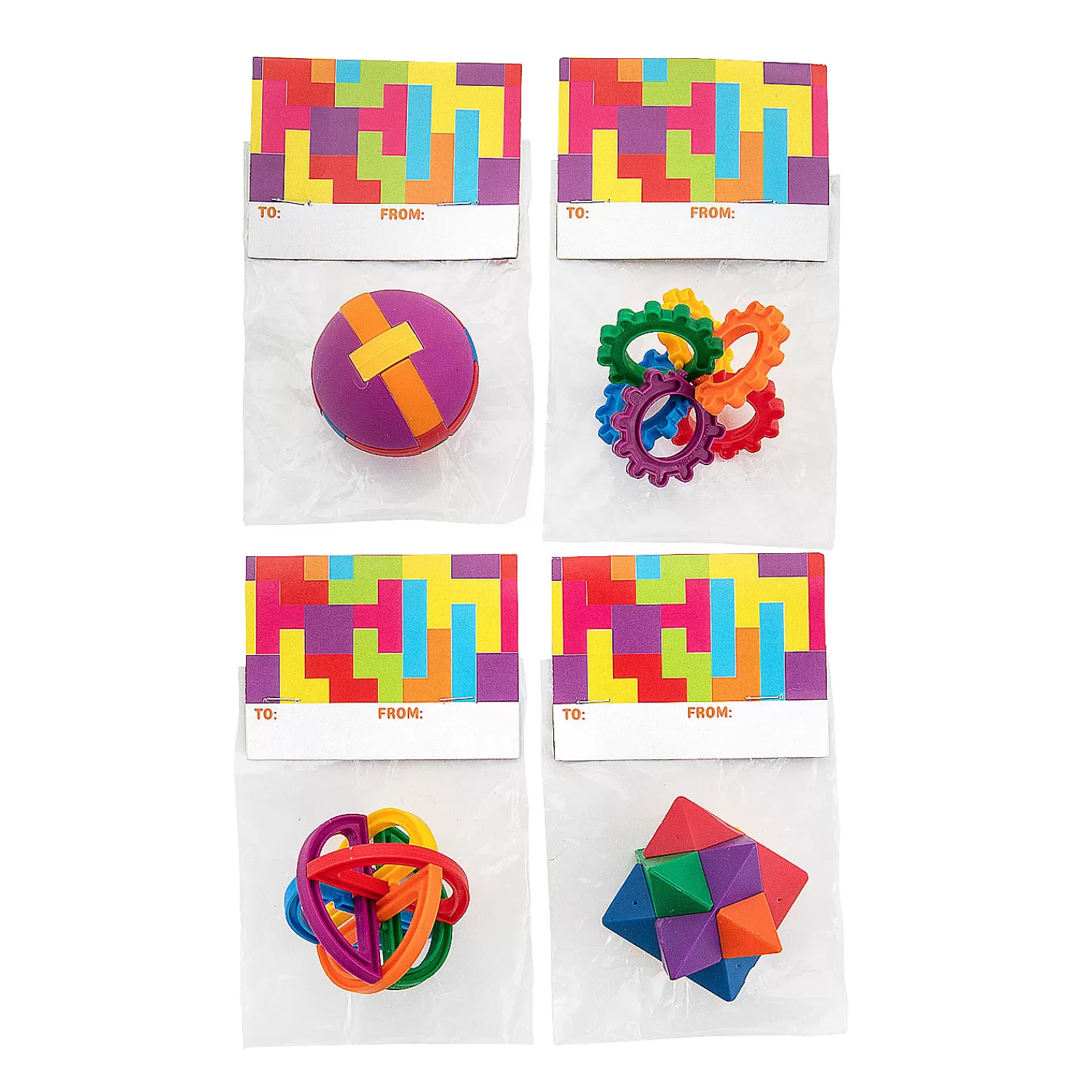 Oriental Trading Puzzles*Puzzle Ball Exchange Packs - 12 Pc.