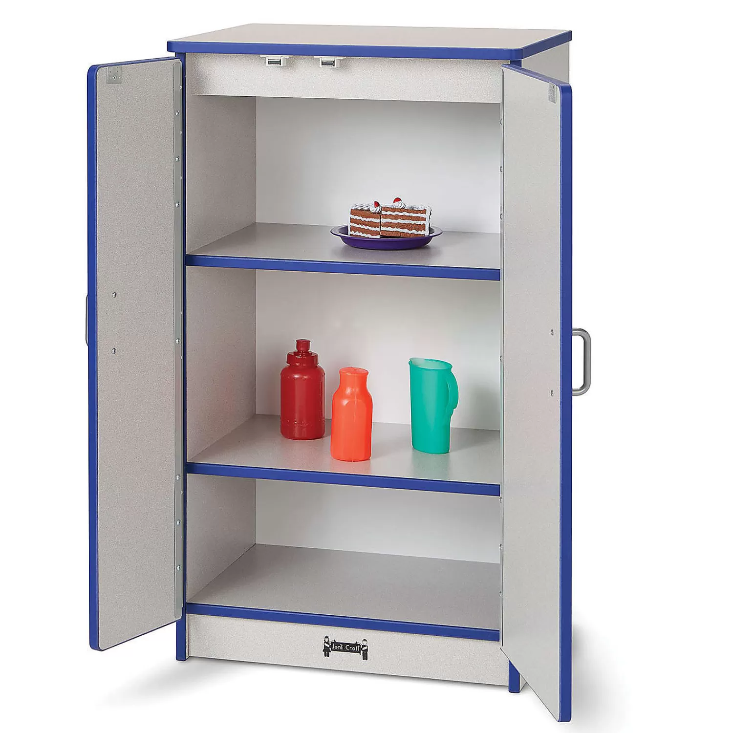 Oriental Trading Play Sets*Rainbow Accents Culinary Creations Kitchen Refrigerator - Blue