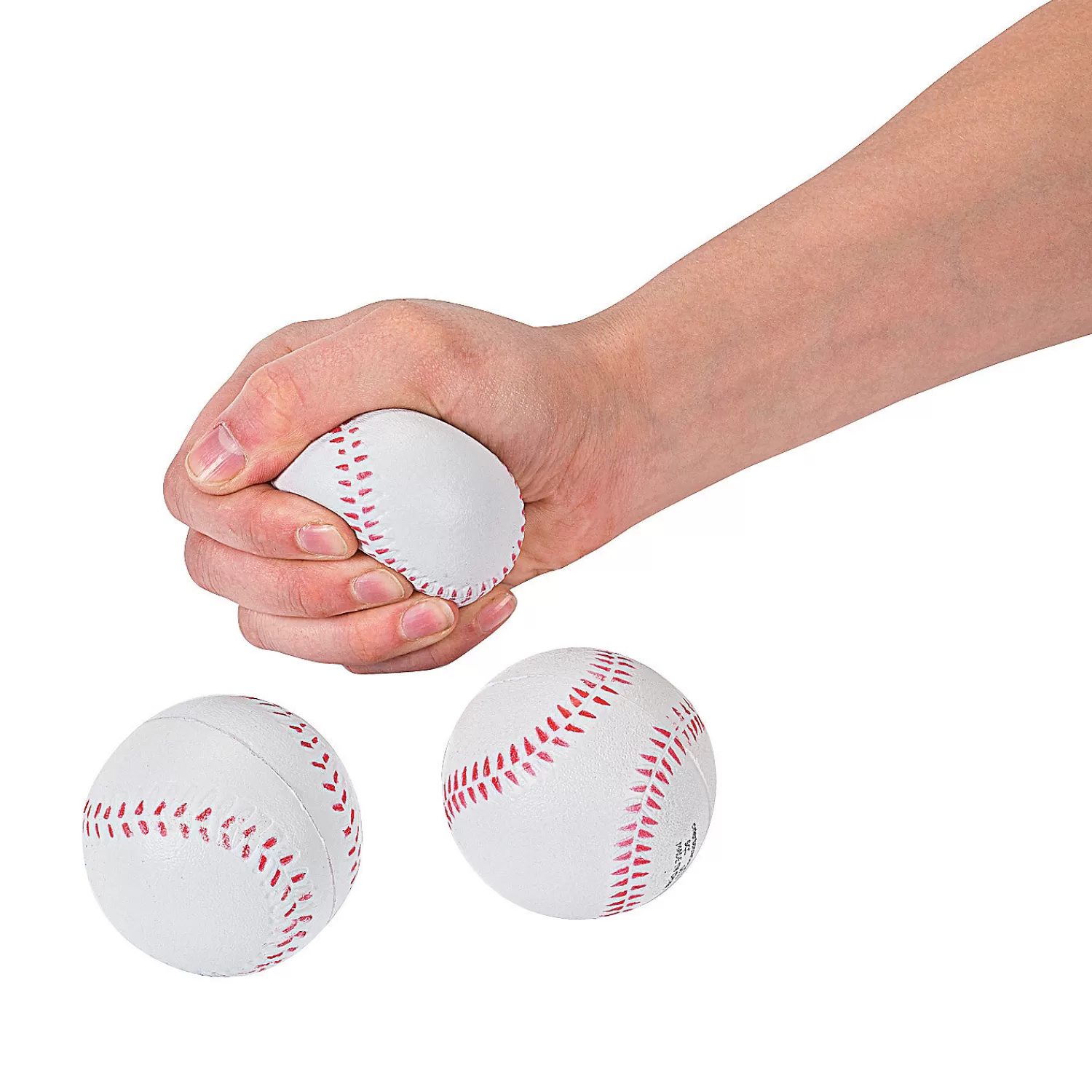 Oriental Trading Stress Balls & Toys*Realistic Baseball Stress Balls - 12 Pc.