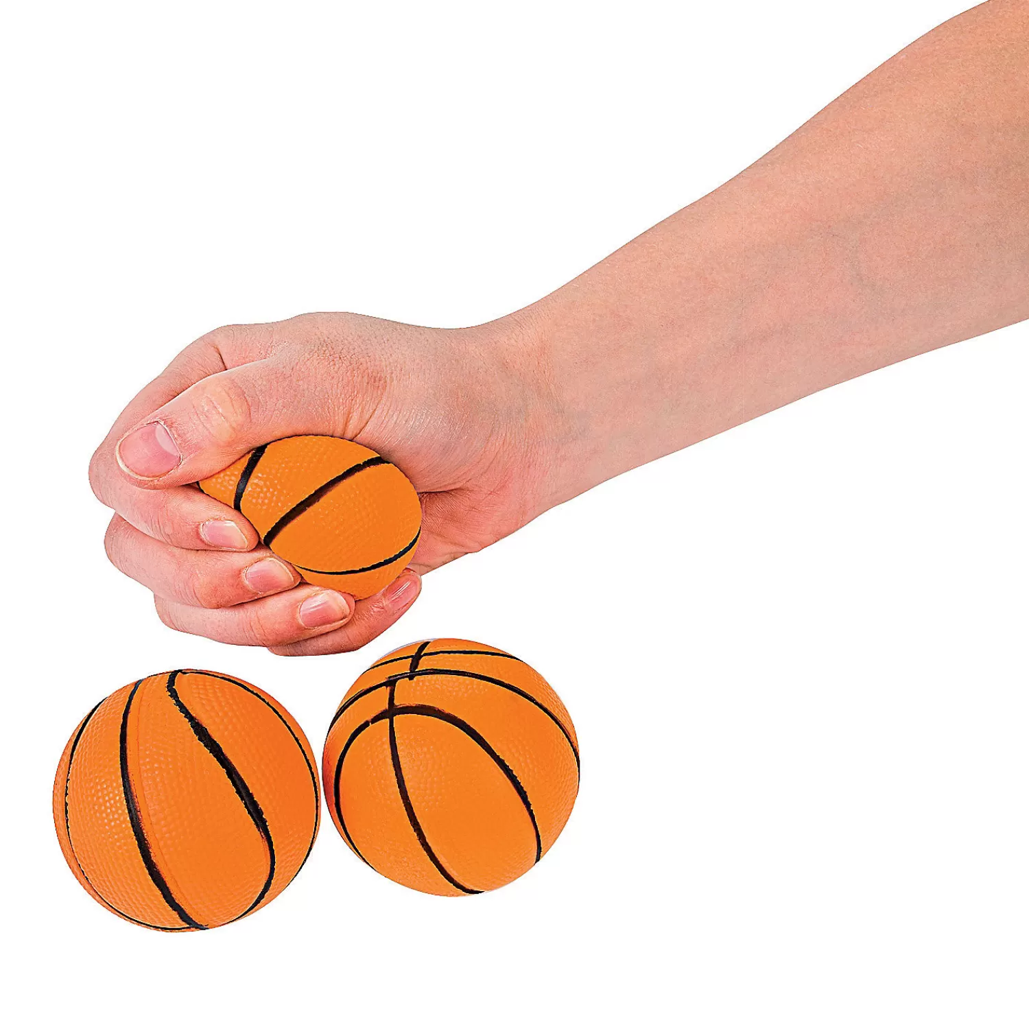 Oriental Trading Stress Balls & Toys*Realistic Basketball Stress Balls - 12 Pc.