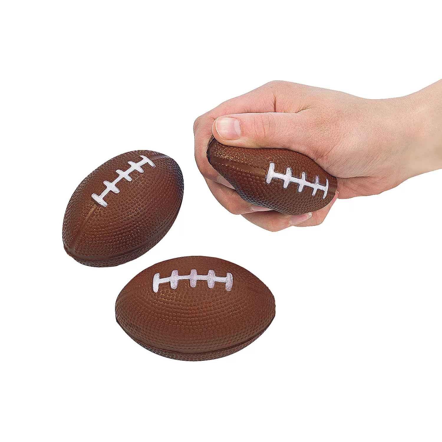 Oriental Trading Stress Balls & Toys*Realistic Football Stress Balls - 12 Pc.