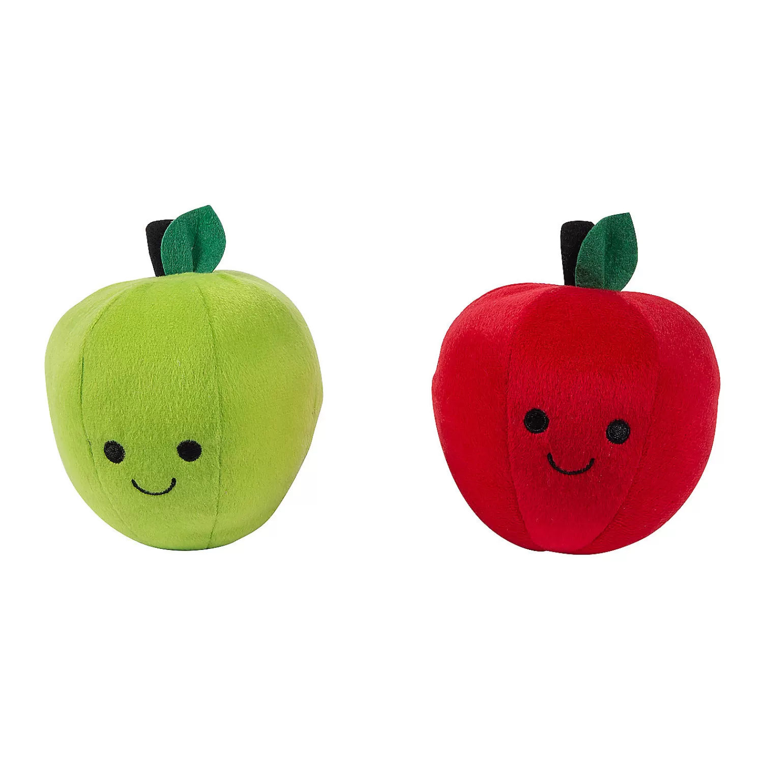 Oriental Trading Stuffed Animals & Plush Toys*Red & Green Smiling Stuffed Apples - 12 Pc.