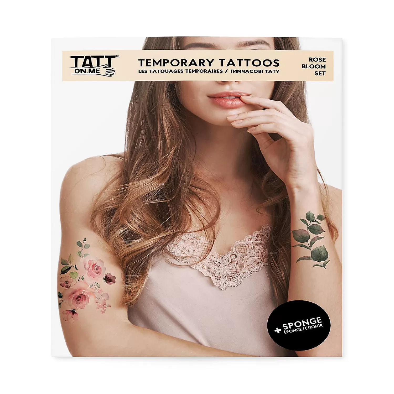 Oriental Trading Temporary Tattoos*Rose Bloom Tattoo Set