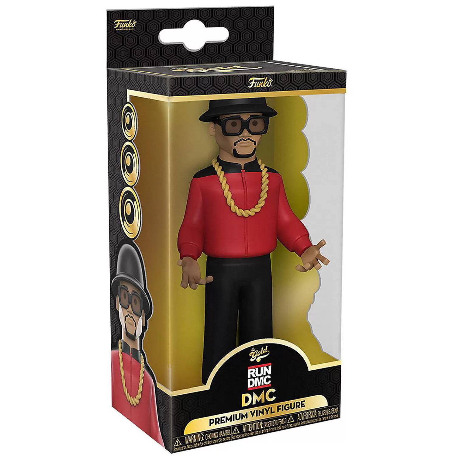 Oriental Trading Character Toys*Run Dmc Funko Gold 5 Inch Vinyl Figure Dmc