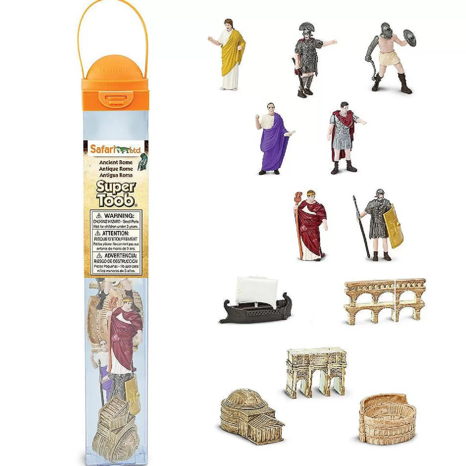 Oriental Trading Play Sets*Safari Ancient Rome Super Toob