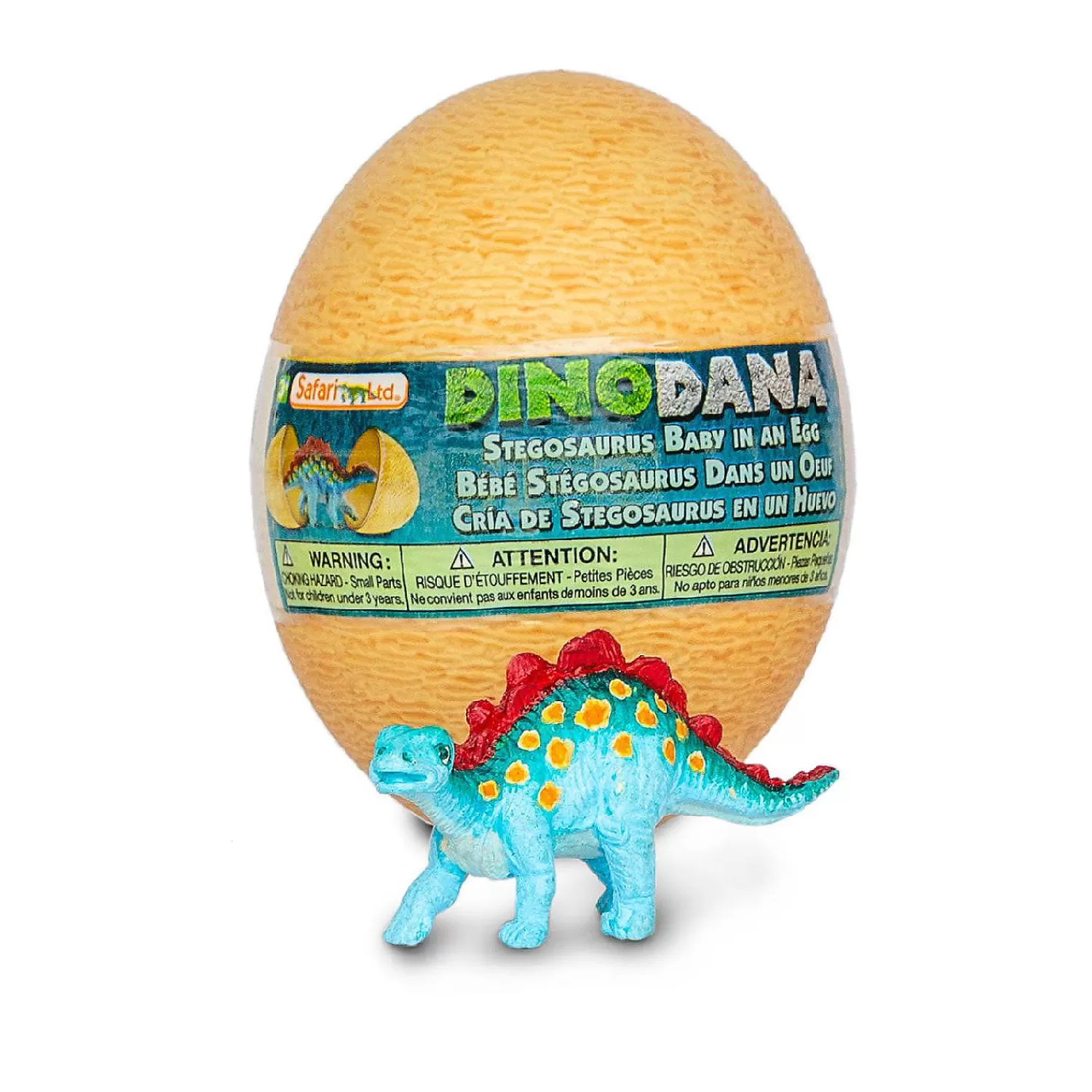 Oriental Trading Character Toys*Safari Dino Dana Stegosaurus With Egg