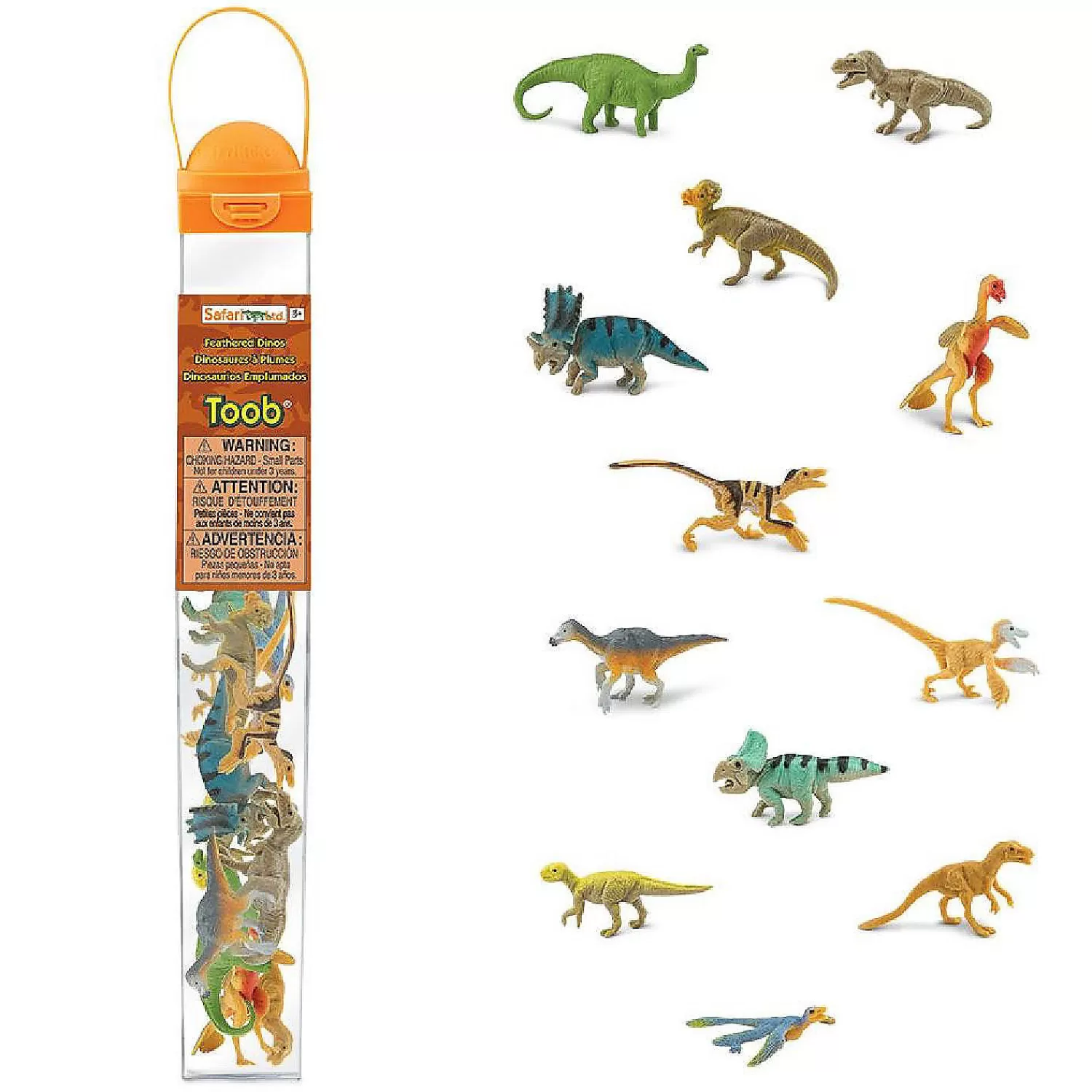 Oriental Trading Play Sets*Safari Feathered Dinos Toob