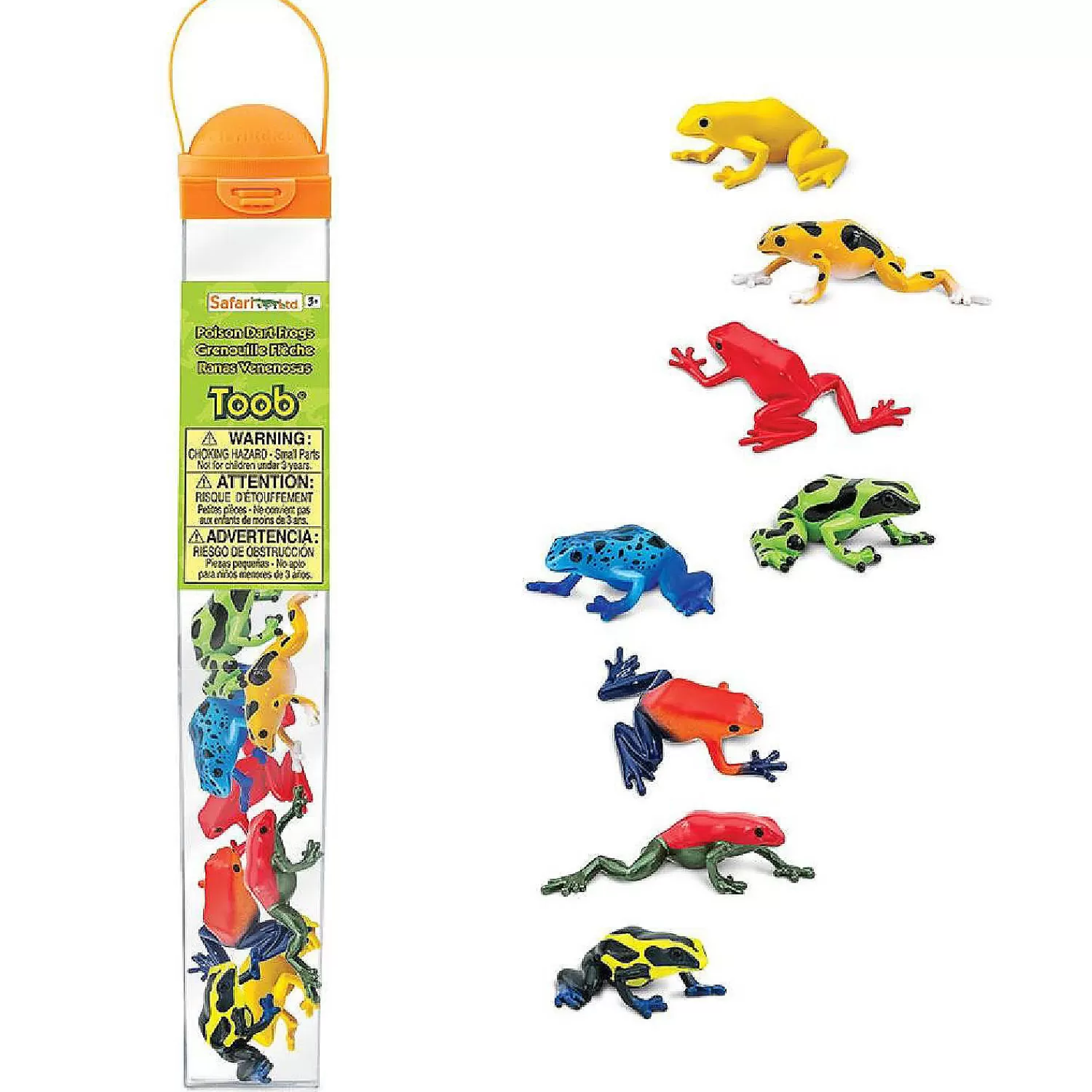 Oriental Trading Play Sets*Safari Poison Dart Frogs Toob