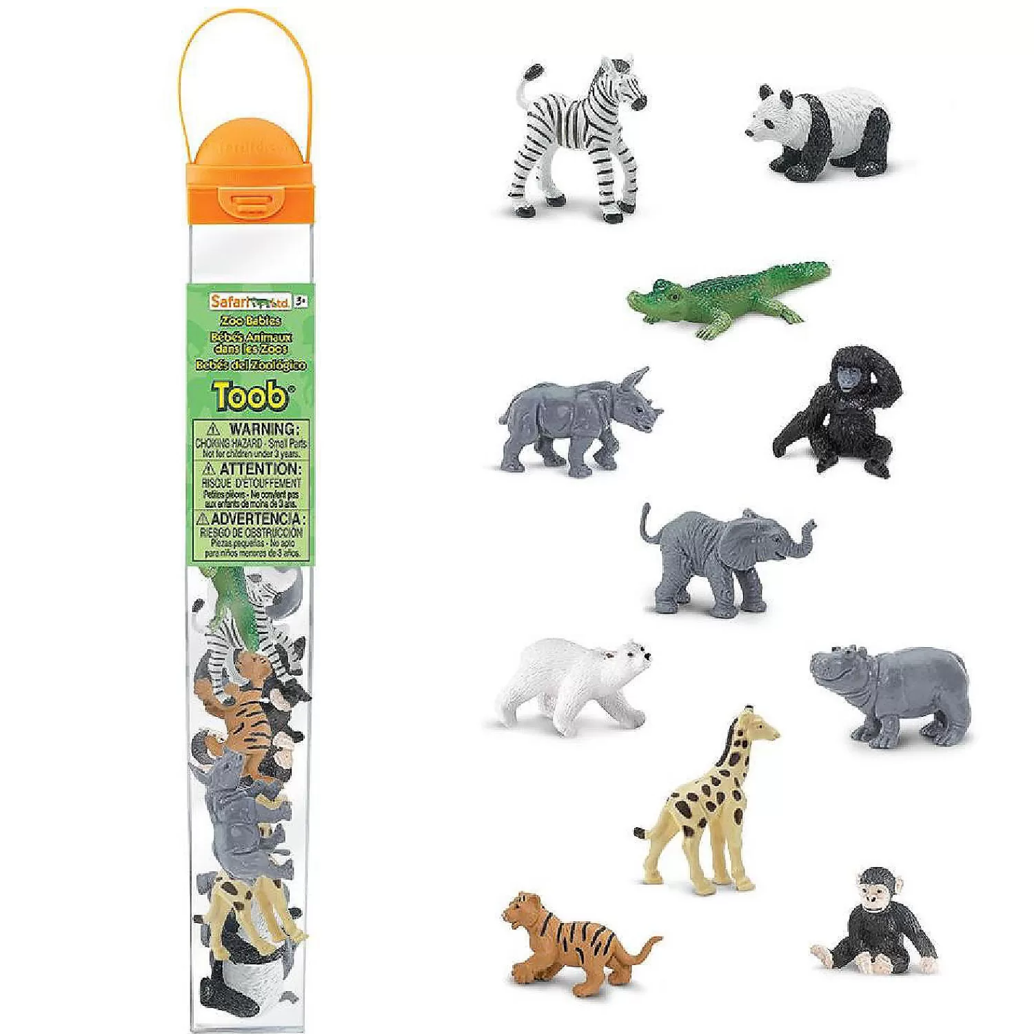 Oriental Trading Play Sets*Safari Zoo Babies Toob