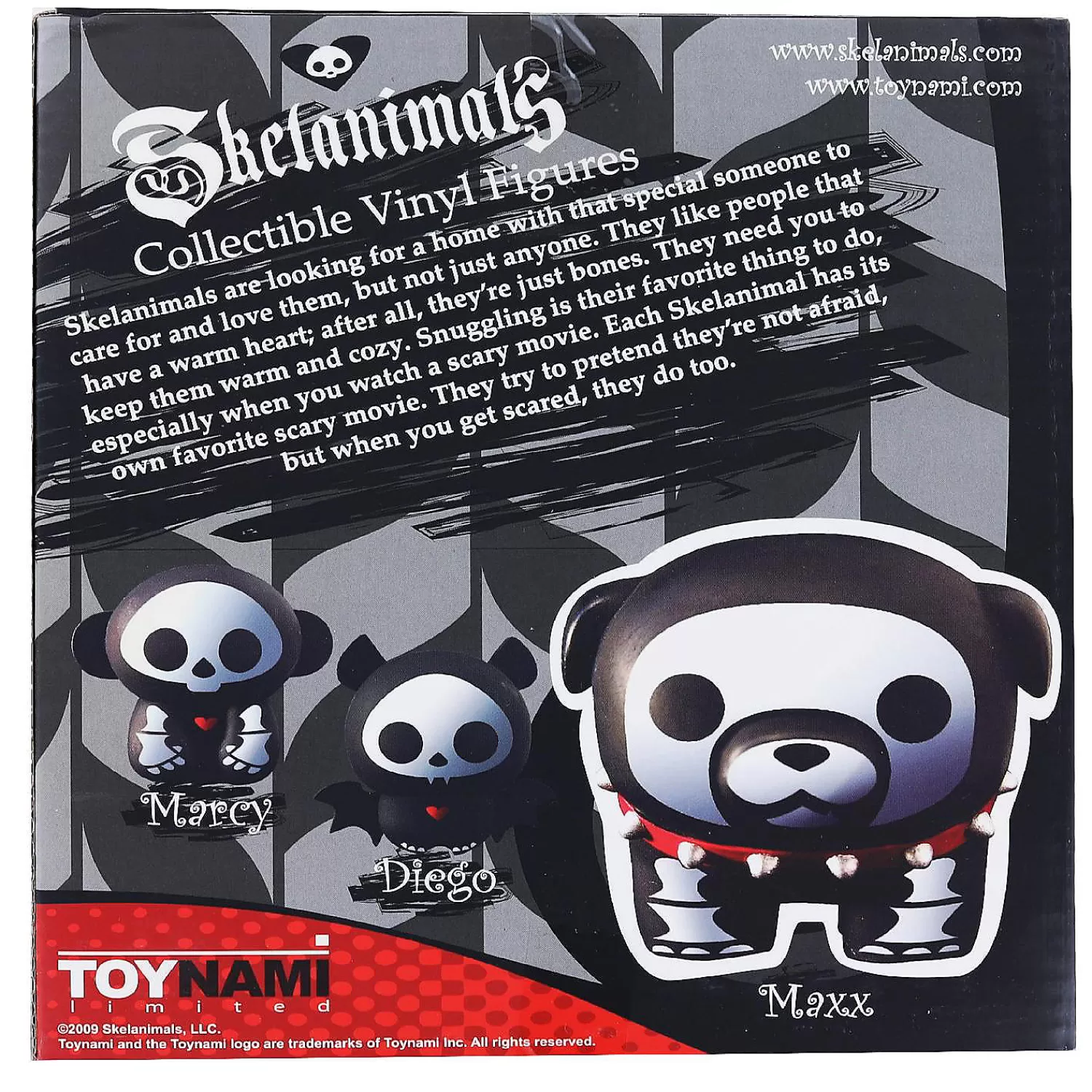 Oriental Trading Character Toys*Skelanimals 4.5 Inch Collectible Vinyl Figure Maxx The Bulldog