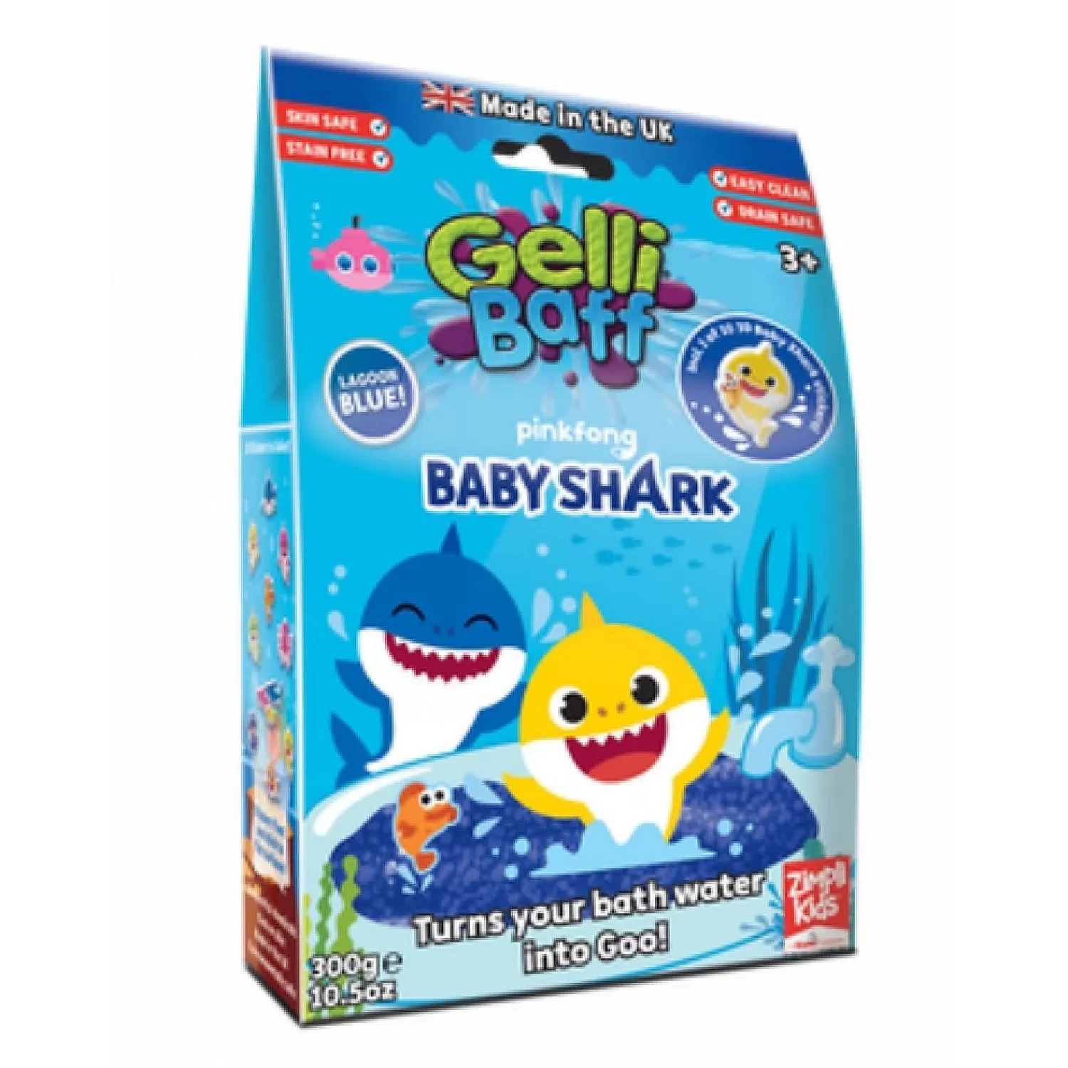 Oriental Trading Play Sets*Slime Gelli Baff - Baby Shark - Lagoon Blue