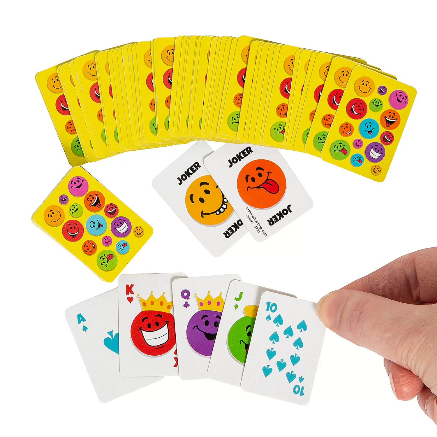 Oriental Trading Playing Cards*Smile Face Mini Playing Cards - 12 Pc.