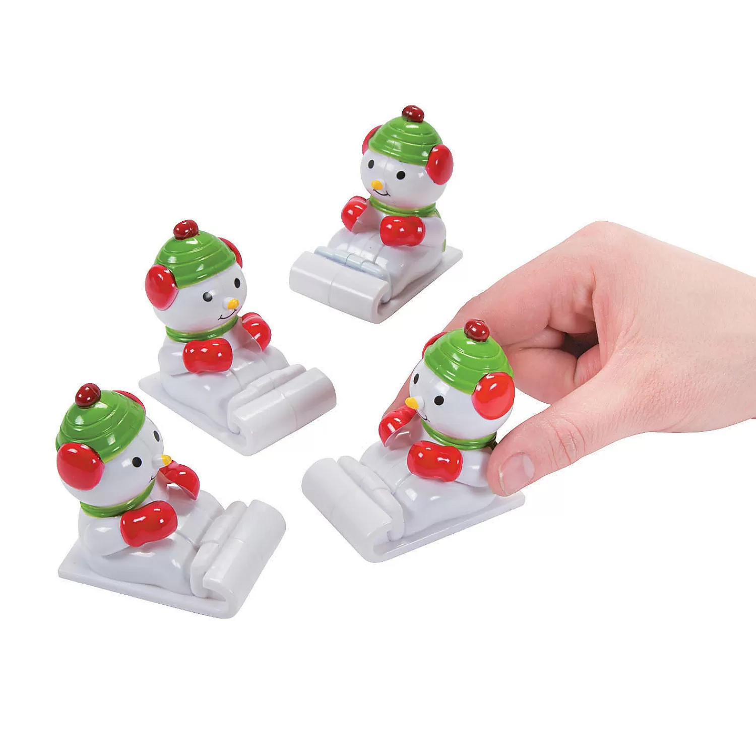 Oriental Trading Toy Cars*Snowman Pull-Back Sleds - 12 Pc.