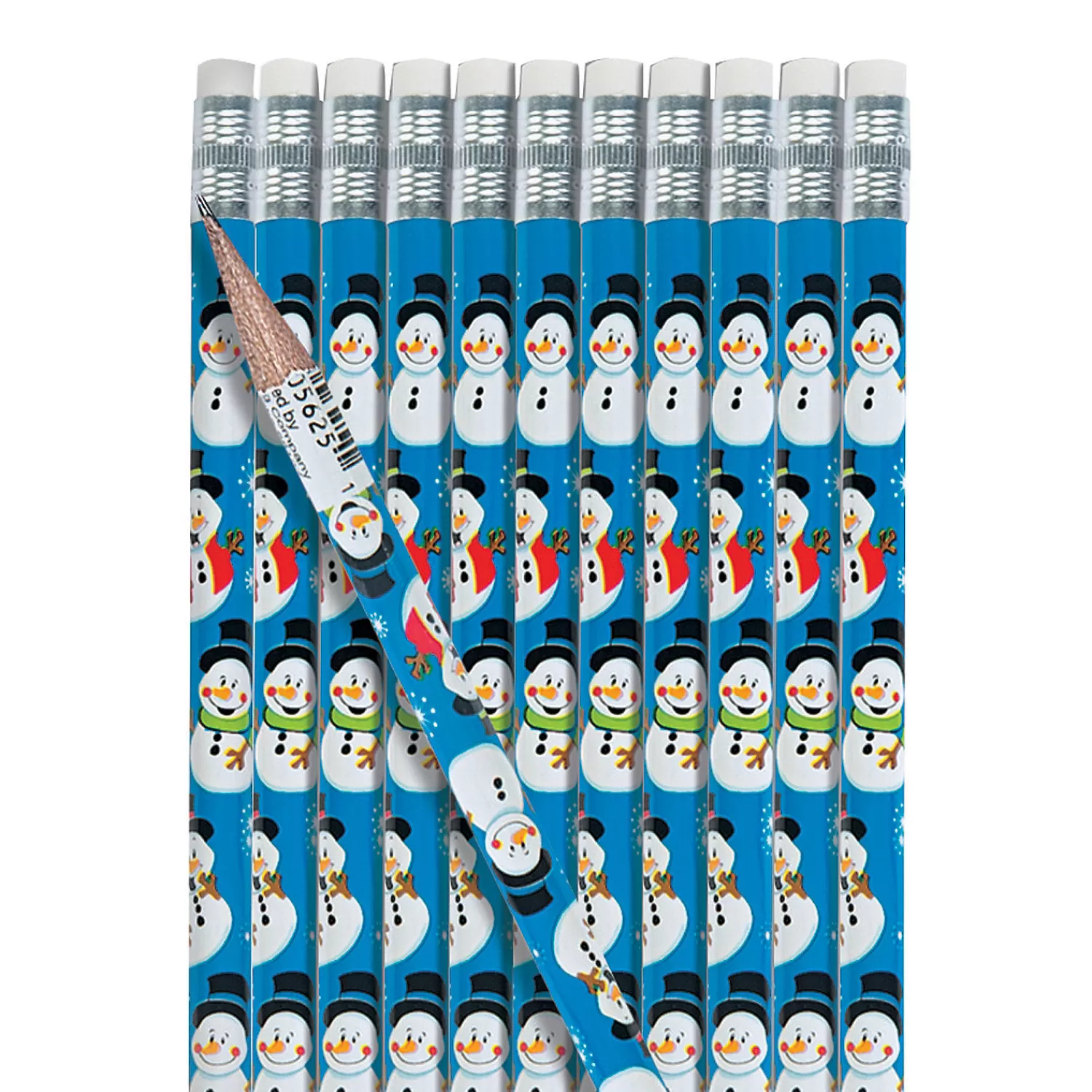 Oriental Trading Pencils*Snowmen Pencils - 24 Pc.