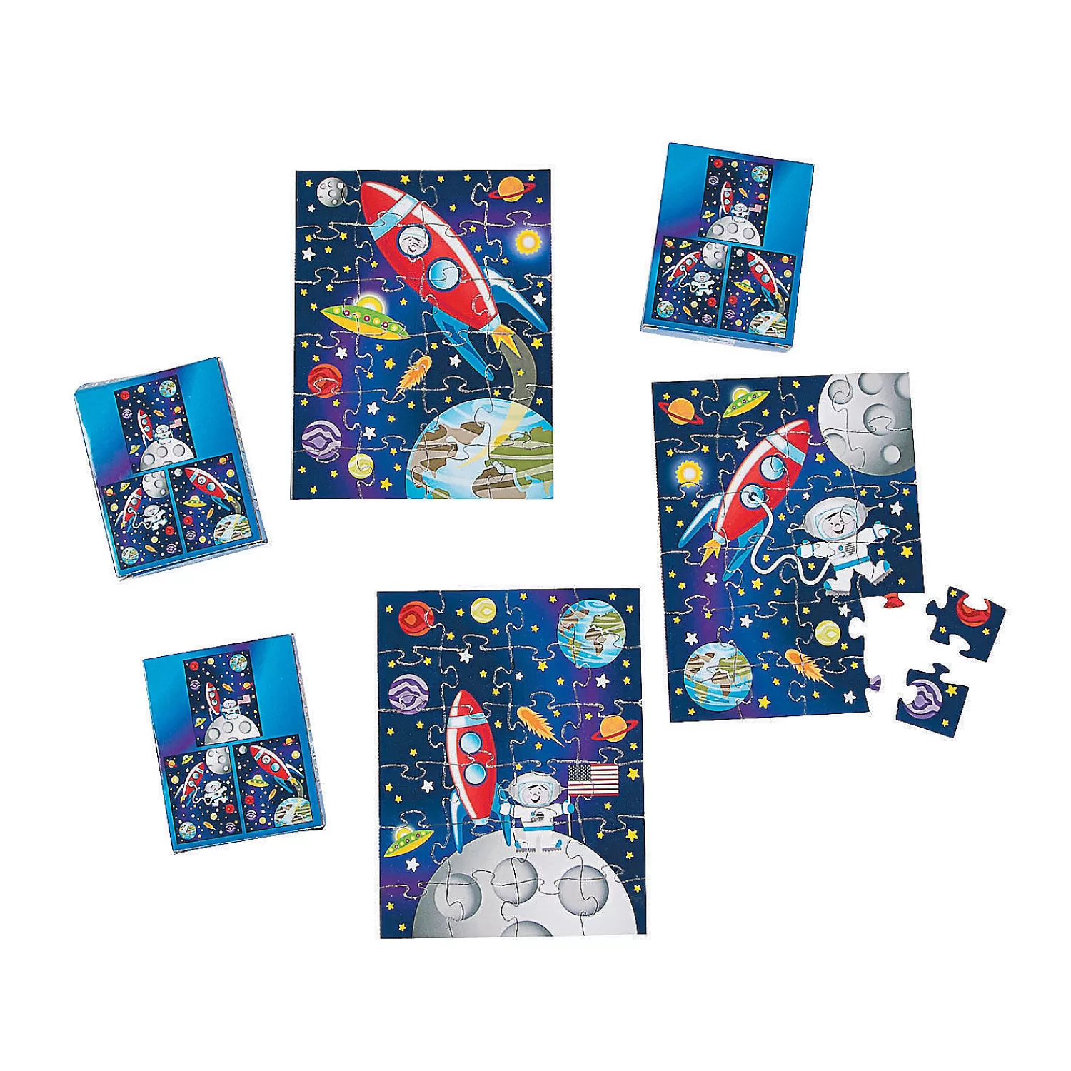 Oriental Trading Puzzles*Space Puzzles - Set Of 12