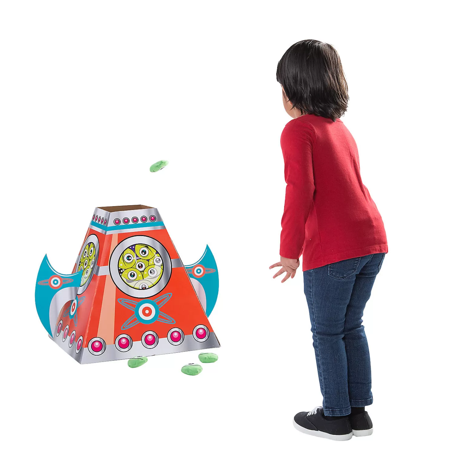 Oriental Trading Bean Bag & Ring Toss*Space Rocketship Toss Game