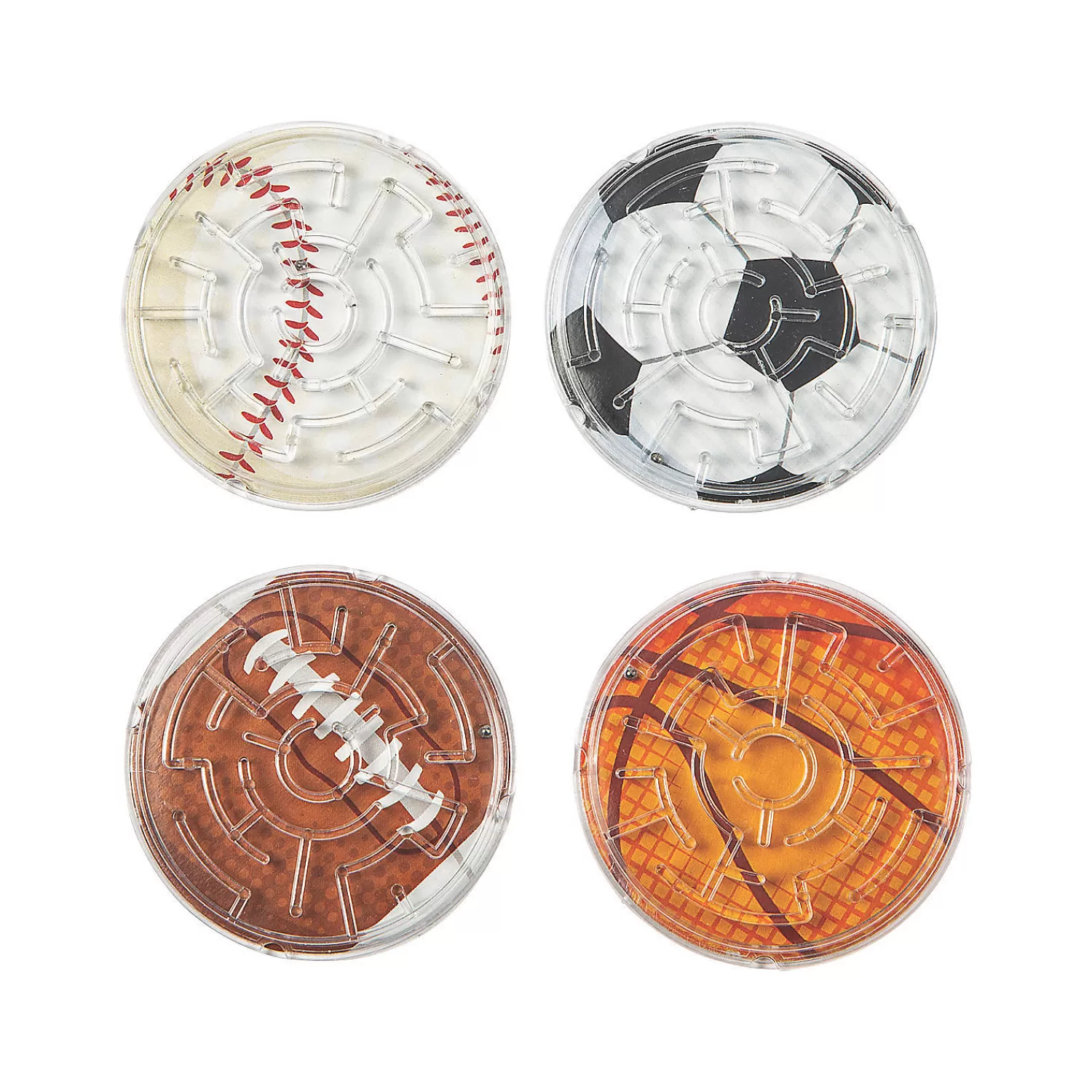 Oriental Trading Puzzles*Sports Balls Maze Puzzles - 24 Pc.