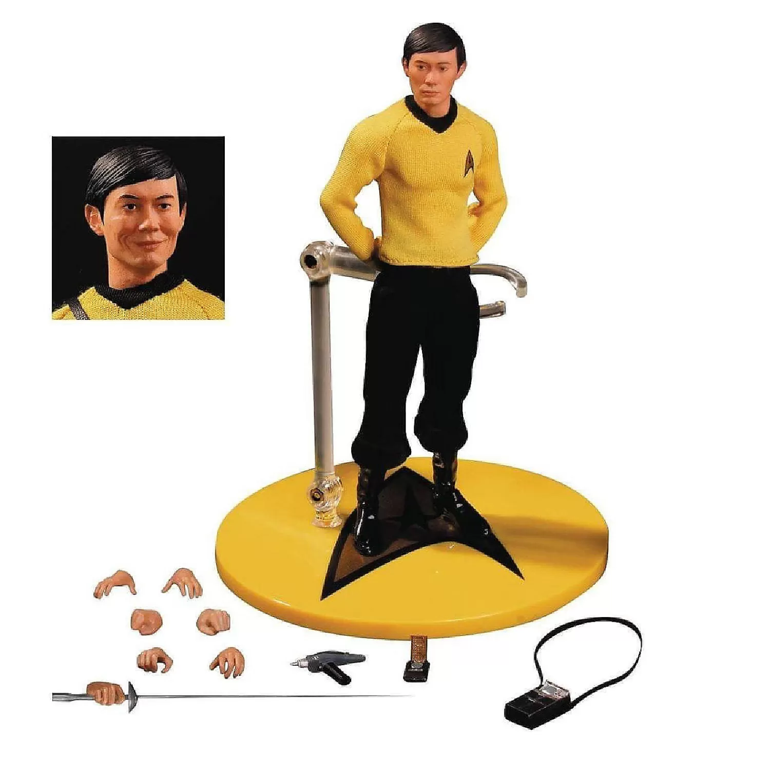 Oriental Trading Character Toys*Star Trek One:12 Collective Action Figure: Sulu