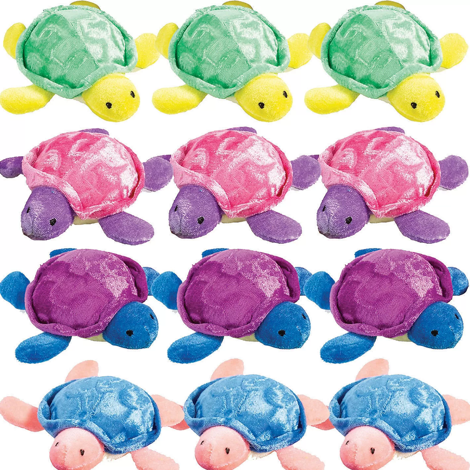 Oriental Trading Stuffed Animals & Plush Toys*Stuffed Sea Turtles - 12 Pc.