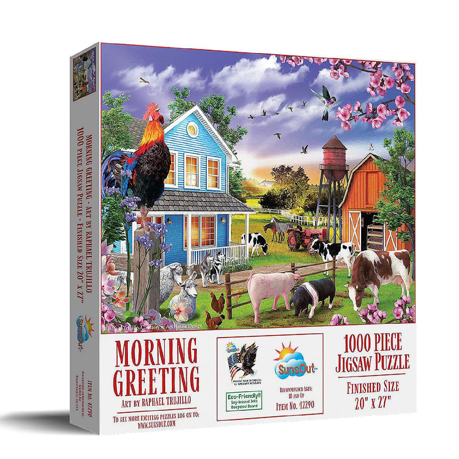 Oriental Trading Puzzles*Sunsout Morning Greeting 1000 Pc Jigsaw Puzzle