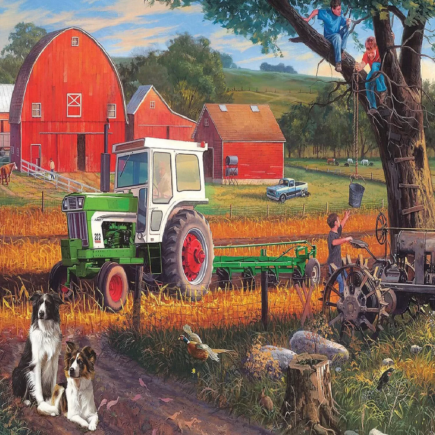 Oriental Trading Puzzles*Sunsout The Farm 300 Pc Jigsaw Puzzle