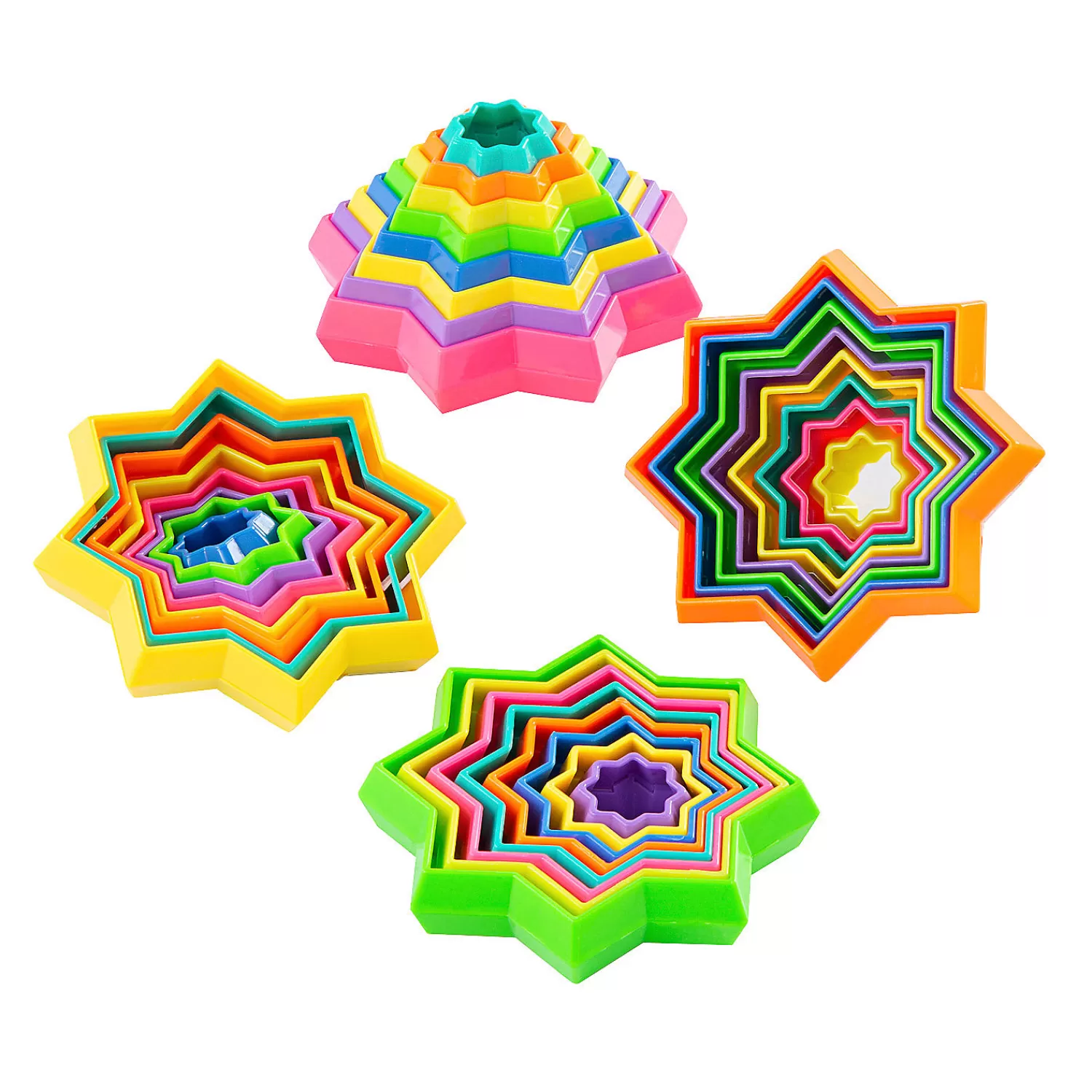 Oriental Trading Fidget Toys & Spinners*Super Sensory Star Fidget Toys - 12 Pc.