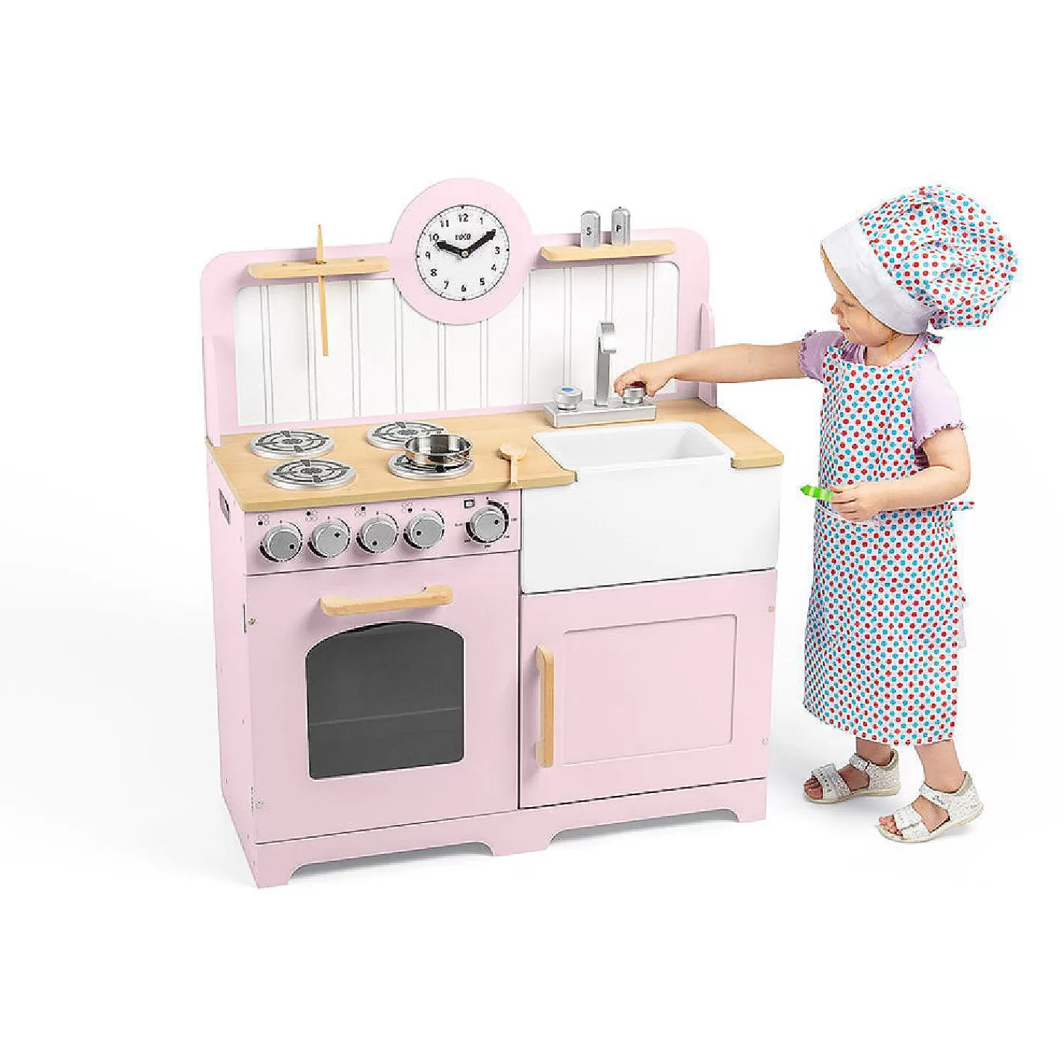 Oriental Trading Play Sets*Tidlo, Country Play Kitchen (Pink)