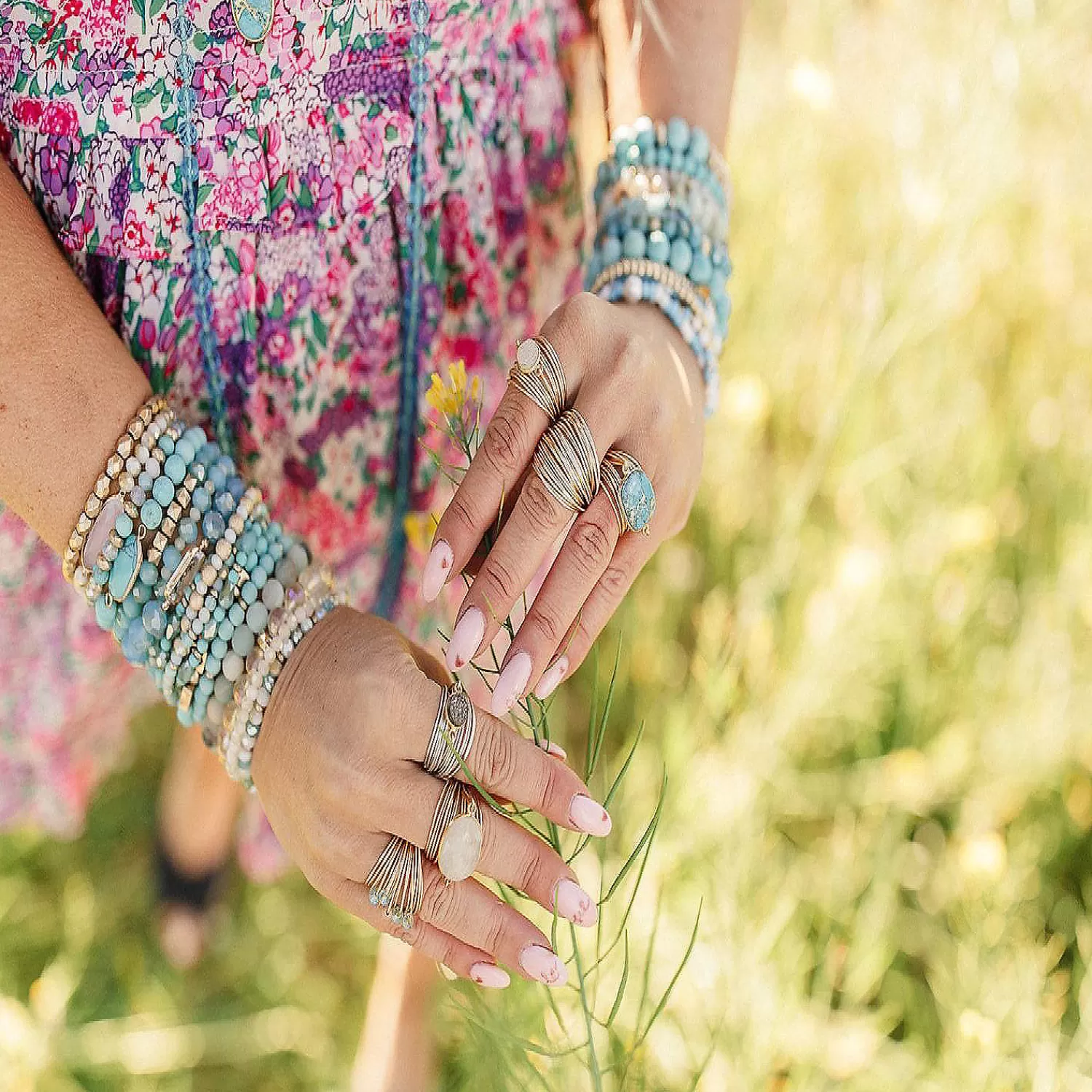 Oriental Trading Rings*Torrey Ring Grey Druzy