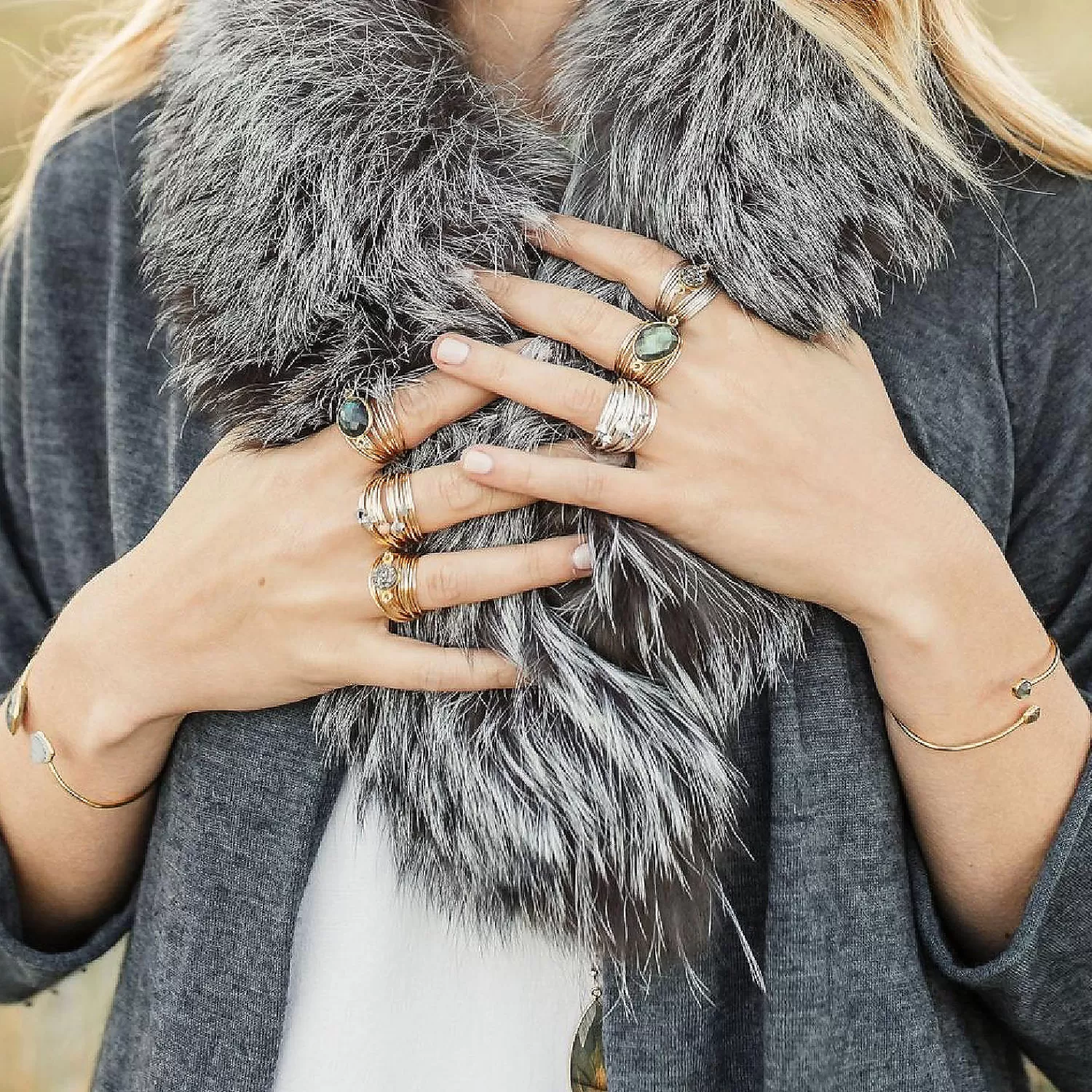 Oriental Trading Rings*Torrey Ring Labradorite