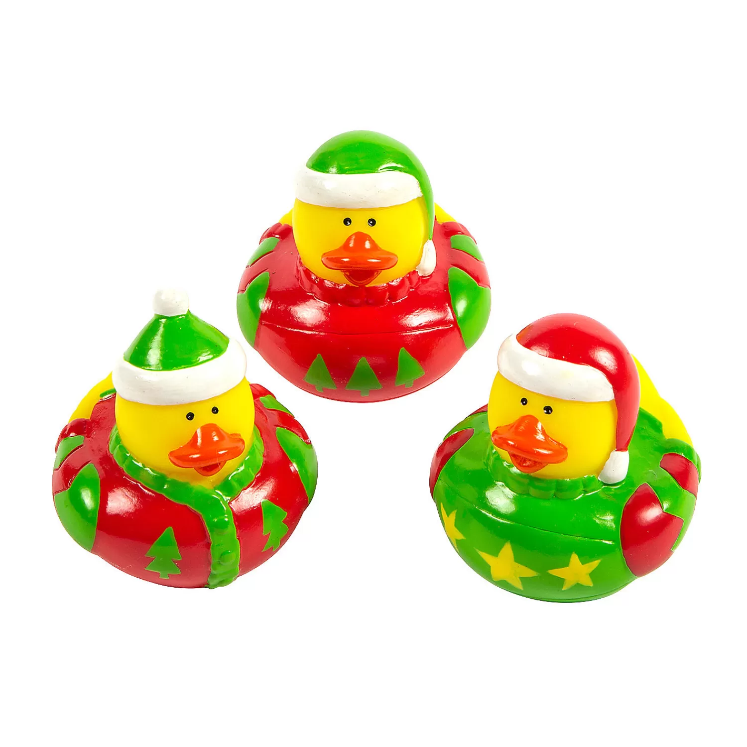 Oriental Trading Rubber Duckies*Ugly Christmas Sweater Rubber Ducks - 12 Pc.