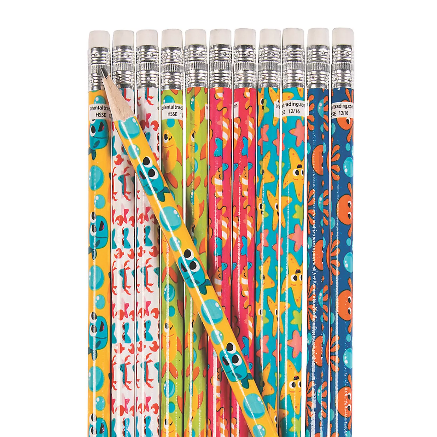 Oriental Trading Pencils*Under The Sea Pencils - 24 Pc.