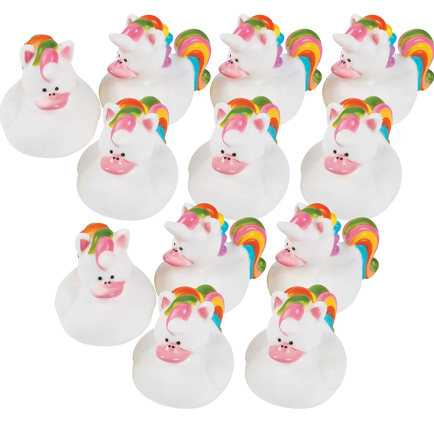 Oriental Trading Rubber Duckies*Unicorn Rubber Ducks - 12 Pc.