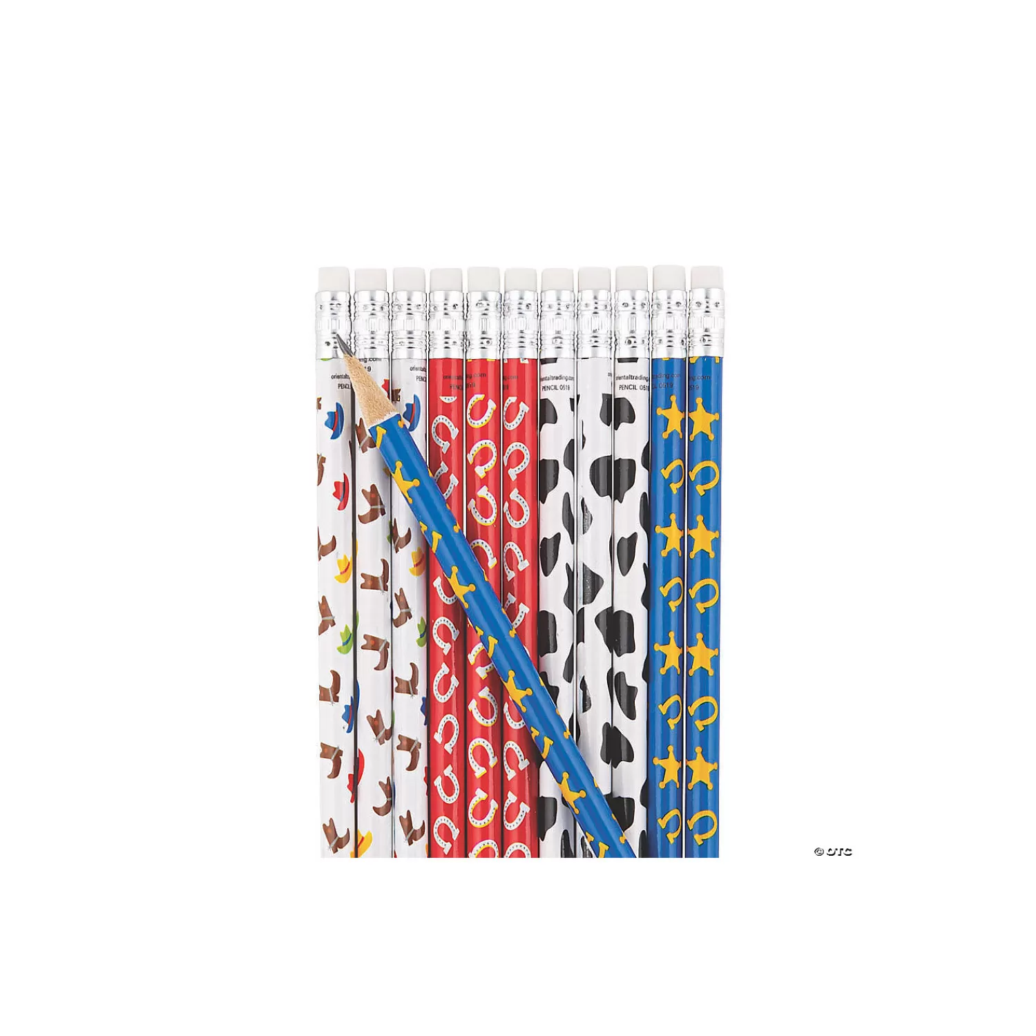 Oriental Trading Pencils*Western Pencils - 24 Pc.