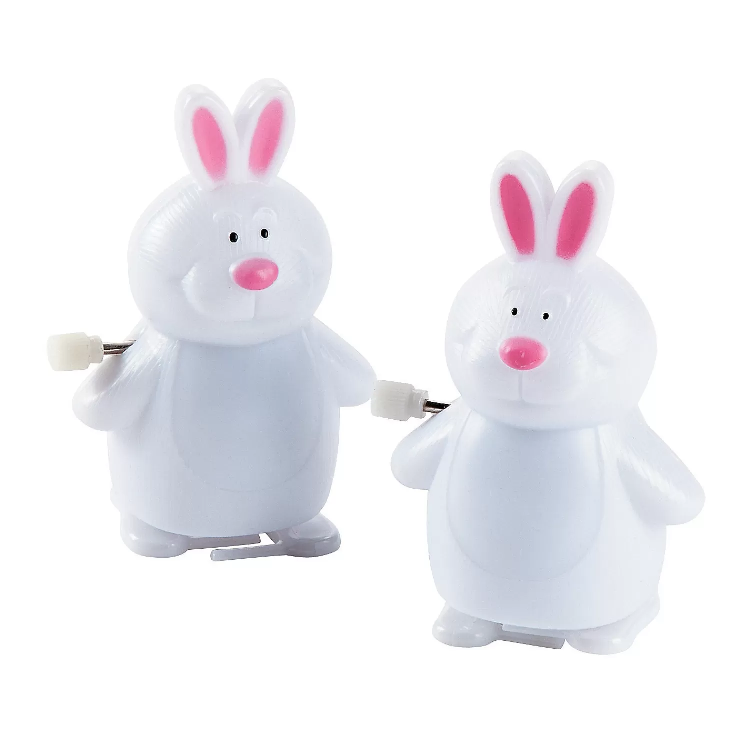 Oriental Trading Character Toys*White Bunny Wind-Ups - 12 Pc.