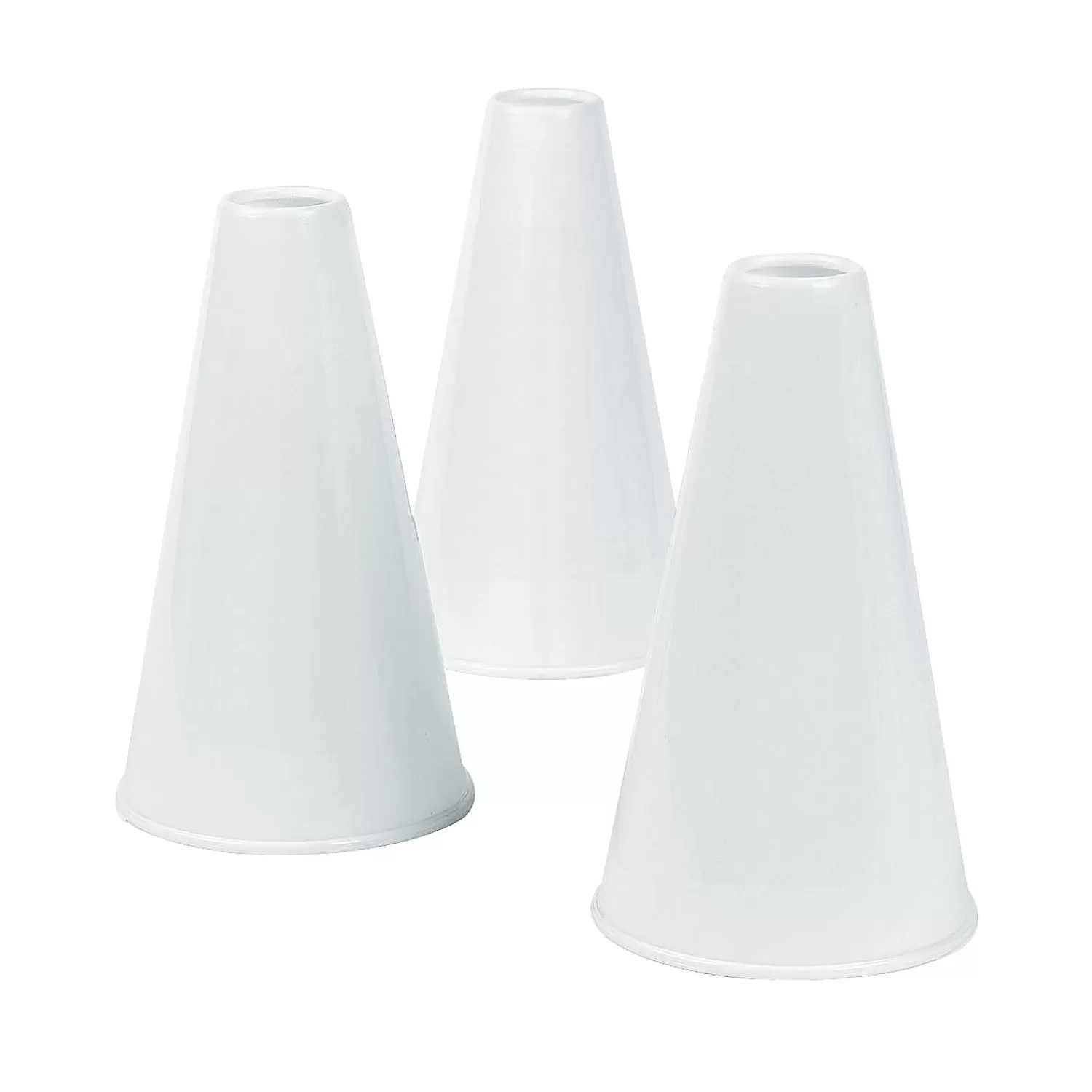 Oriental Trading Noisemakers*White Plastic Megaphones - 12 Pc.