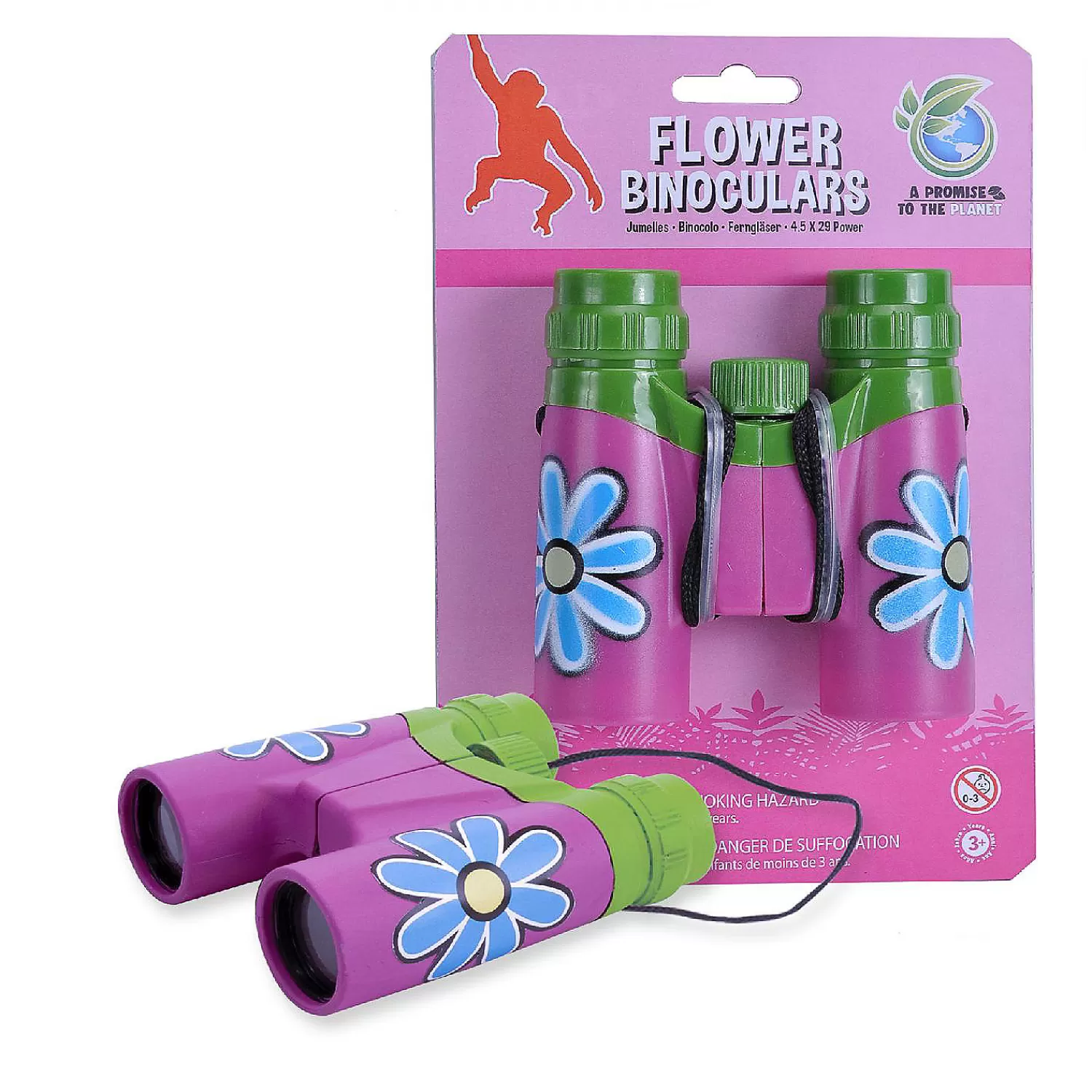 Oriental Trading Pretend Play*Wild Republic Binocular Flower Toys, 9.3 Inches