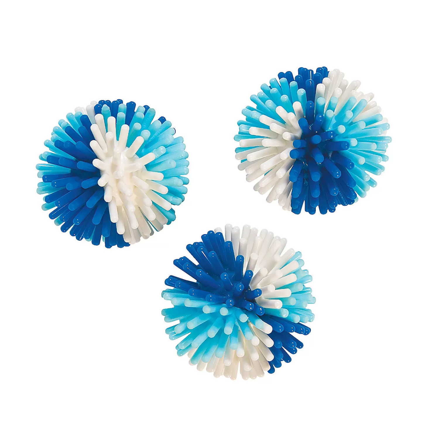 Oriental Trading Character Toys*Winter Blues Porcupine Balls - 36 Pc.