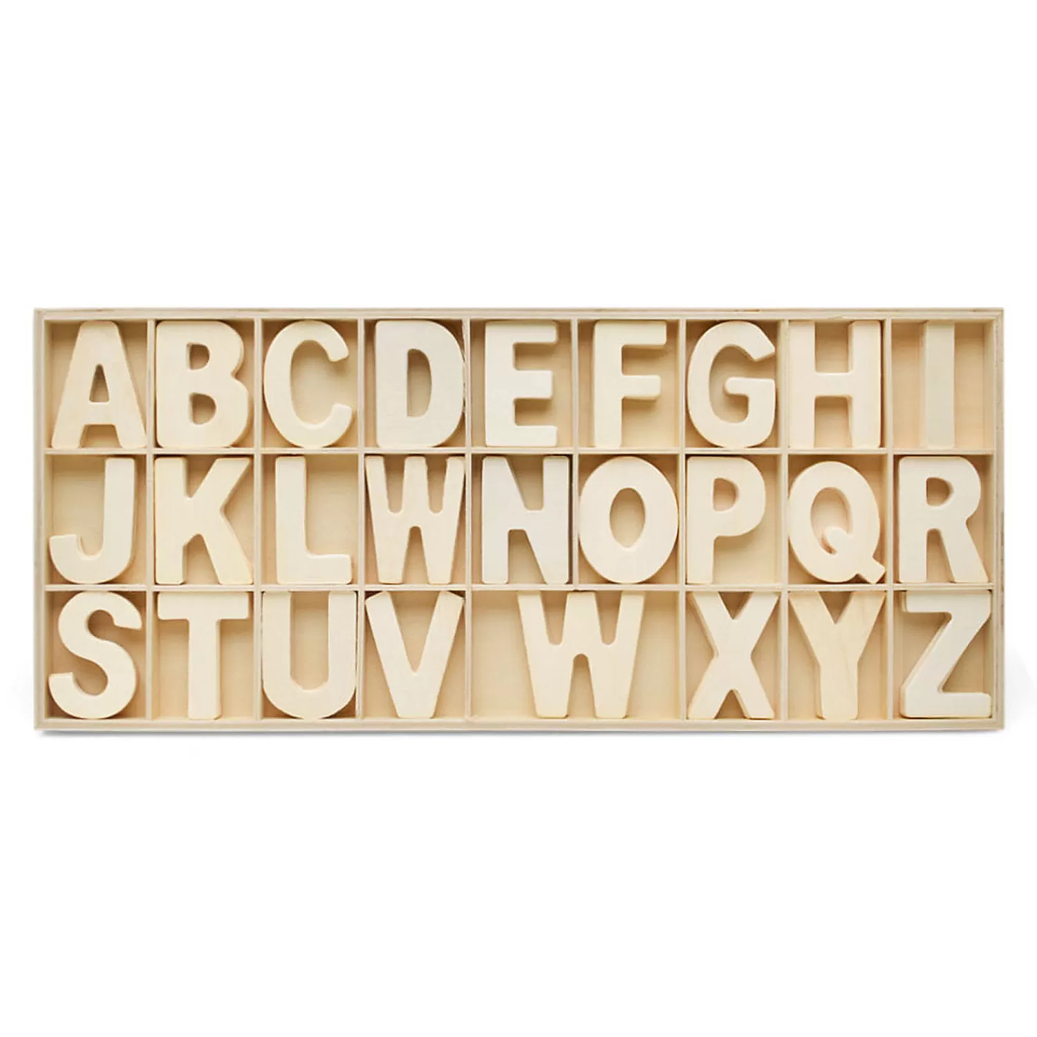 Oriental Trading Building Blocks*Woodpeckers Crafts, Diy Unfinished Wood Abc Cutouts Tray