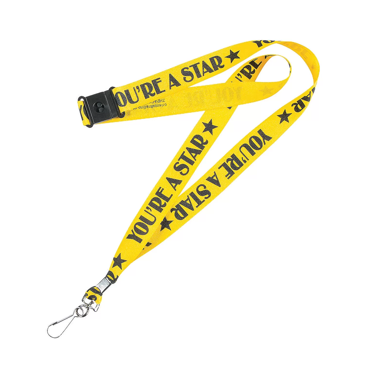 Oriental Trading Necklaces*You'Re A Star Breakaway Lanyards - 12 Pc.