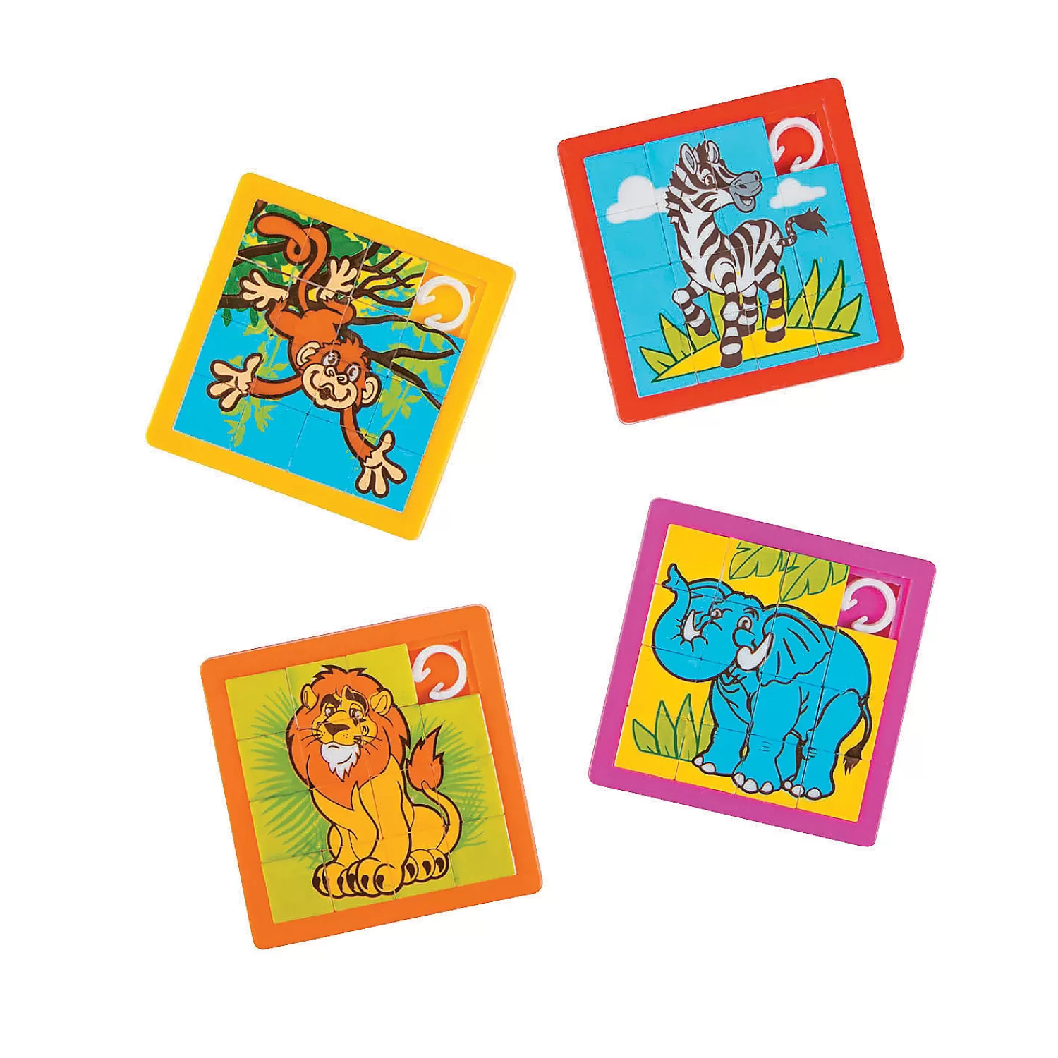 Oriental Trading Puzzles*Zoo Animal Slide Puzzles - 12 Pc.